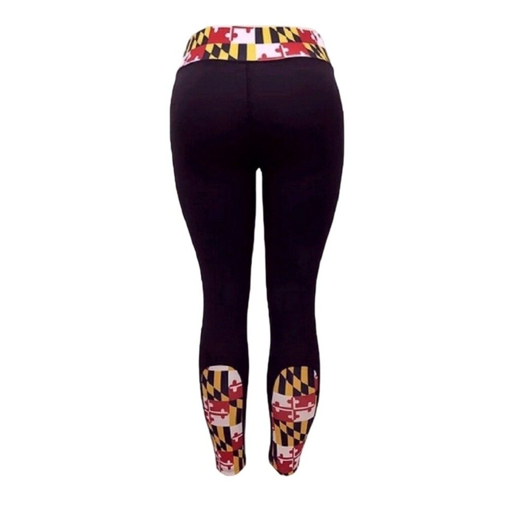 Maryland Flag Yoga Leggings Pants NEW Fast Ship